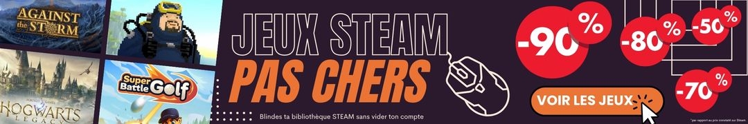Jeux Steam pas cher 📉
