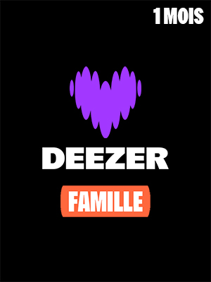 Abonnement Deezer Famille | 1 mois