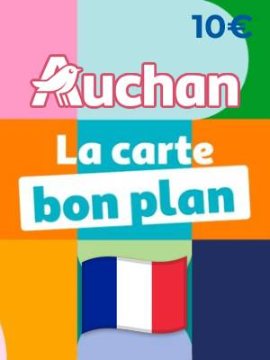 Carte Cadeau AUCHAN FRANCE 10 €