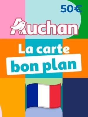 Carte Cadeau AUCHAN FRANCE 50 €