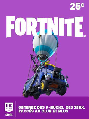 Carte Cadeau FORTNITE 25 €