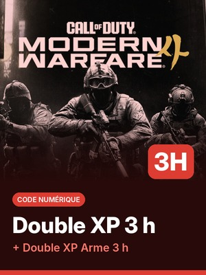 Double XP 3 h + Double XP Arme 3 h - Call of Duty: Modern Warfare 4