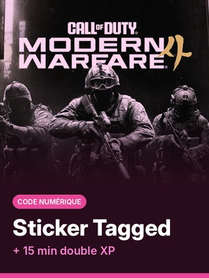 Grand sticker Tagged + 15 min Double XP - Call of Duty: Modern Warfare 4