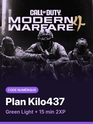 Plan d'arme Kilo437 Green Light + 15 min Double XP - Call of Duty: Modern Warfare 4