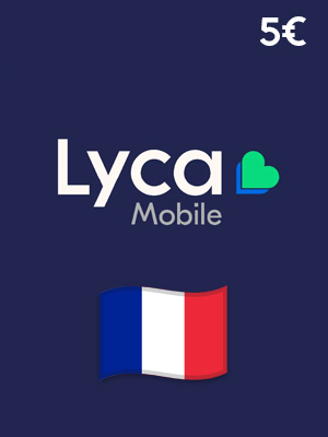 Recharge Lycamobile France 5 €
