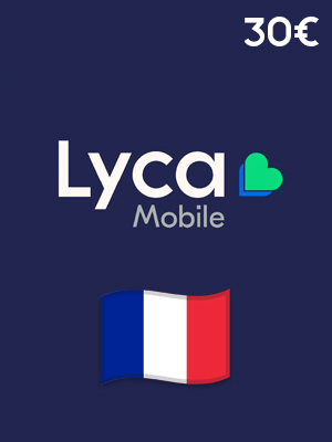 Recharge Lycamobile France 30 €