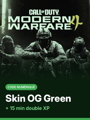 Skin d'opérateur OG Green + 15 min Double XP - Call of Duty: Modern Warfare 4