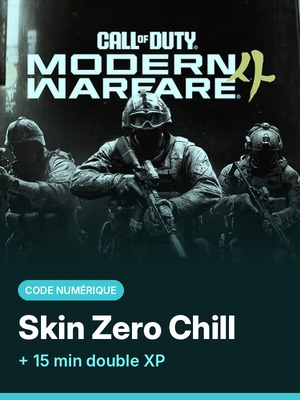 Skin d'opérateur Zero Chill + 15 min Double XP - Call of Duty: Modern Warfare 4