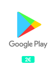 Carte Google Play 2 €