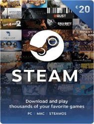 Carte Steam 20€