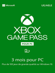 Xbox Game Pass - 3 mois  - PC
