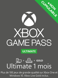 Xbox Game Pass Ultimate - 1 mois (Non cumulable)